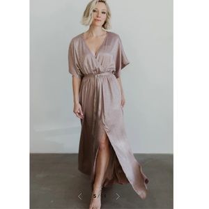 Baltic Born Savannah Kimono Maxi Dress Dusty Lilac